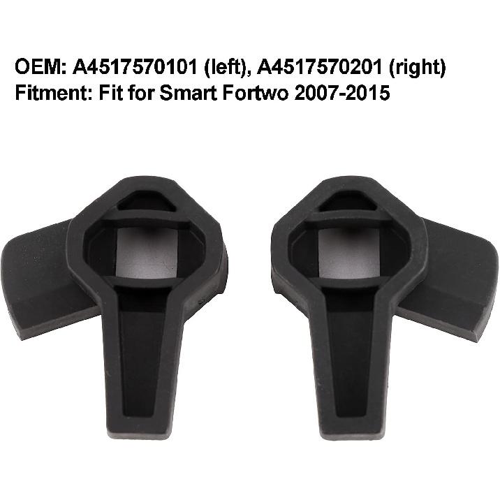 Hood Locking Mechanism Kit for Smart Fortwo 451 2007-2015 - Direct Replacement Left & Right Set