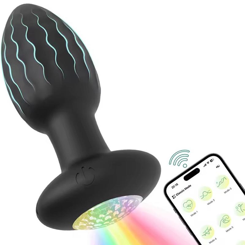 Anal Plug Vibrator Gay Massager Metal Anal Toy Butt Plug Stimulator Masturbation Tools Penetration Anal Plug Vibrating Man Women