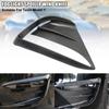 For Tesla Model Y Carbon Spoiler Fog Lamp Blade Trim Protective Cover Eyebrow Carbon Fiber Decor Sticker Car Accessories