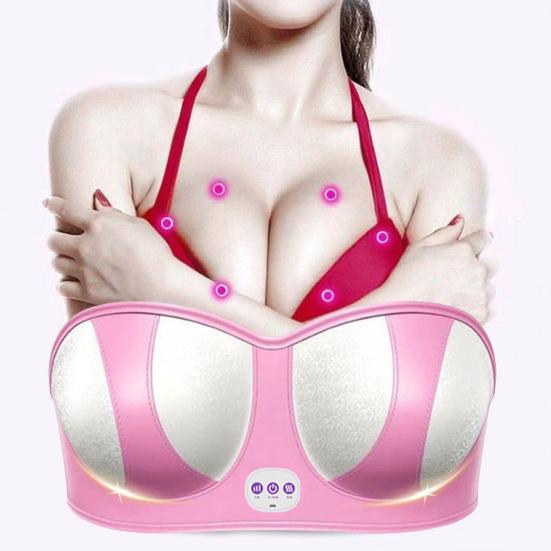 Электрический массажер для груди Несколько режимов вибрации Дизайн на липучке Регулируемая посадка Беспроводной