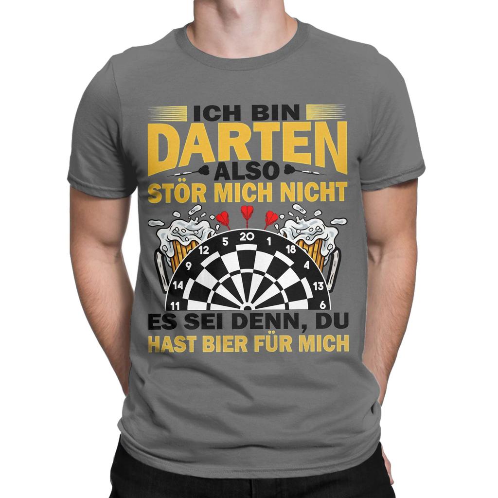 Classic Funny 100 Cotton Tshirt Darts Dartboard Tops Tees For Unisex