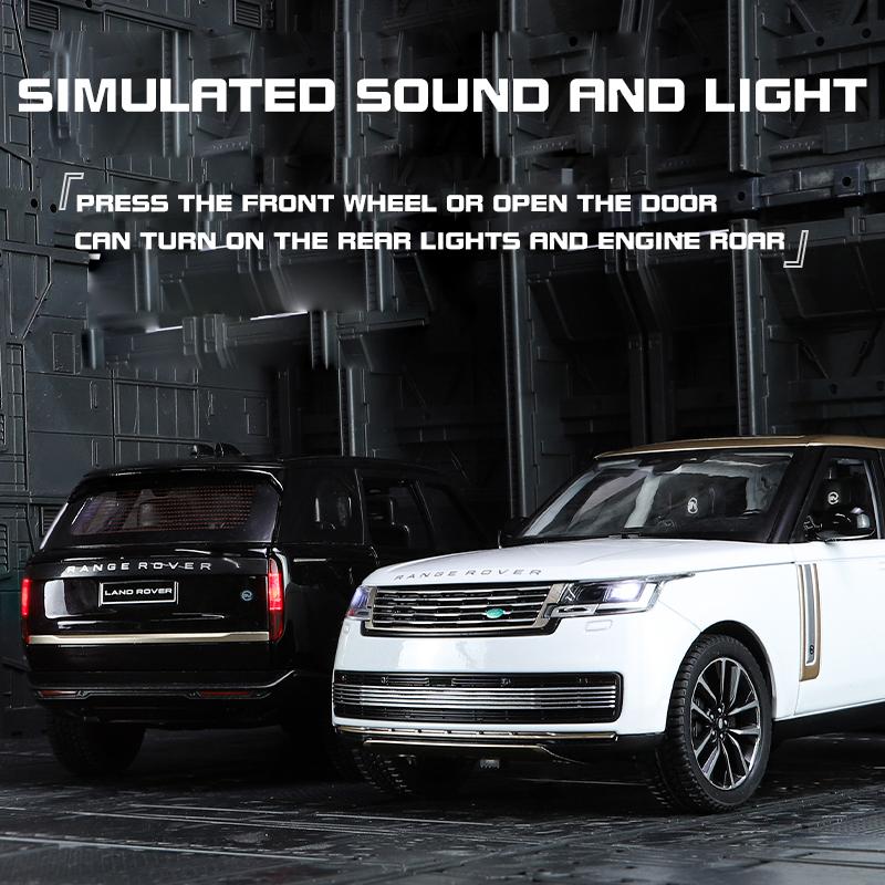 Новый 1:24 Land Rover Range Rover SV2022 литой внедорожный автомобиль модель звук и свет подарок для парня подарок для детей