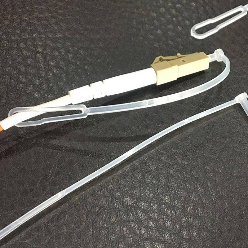 50 шт. LC пылезащитный колпачок длинный хвост для оптоволоконных соединительных шнуров Fc St Lc 1,25/2,5 мм волоконно-оптический Ftth пылезащитный колпачок