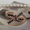 C S In The Room Ribbon CubiC roSe Gold earrIngS 2 Color