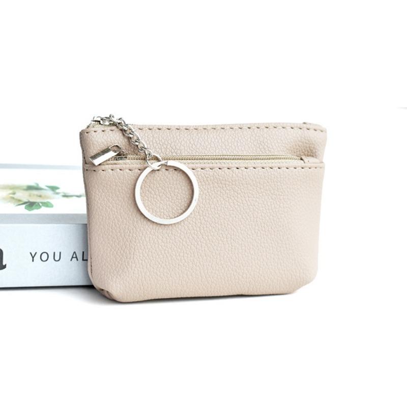 Coin Purses Women PU Leather New Small Mini Soft Surface Fashion Key Bank Card Coin Small Wallet