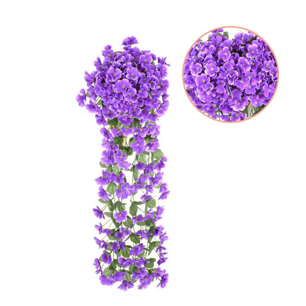 Искусственные поддельные висячие цветы Vine Plant Garland Home Garden Decor Outdoor
