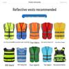 Fluorescent Reflective Mesh Safety Vest for Traffic and Road Engineering