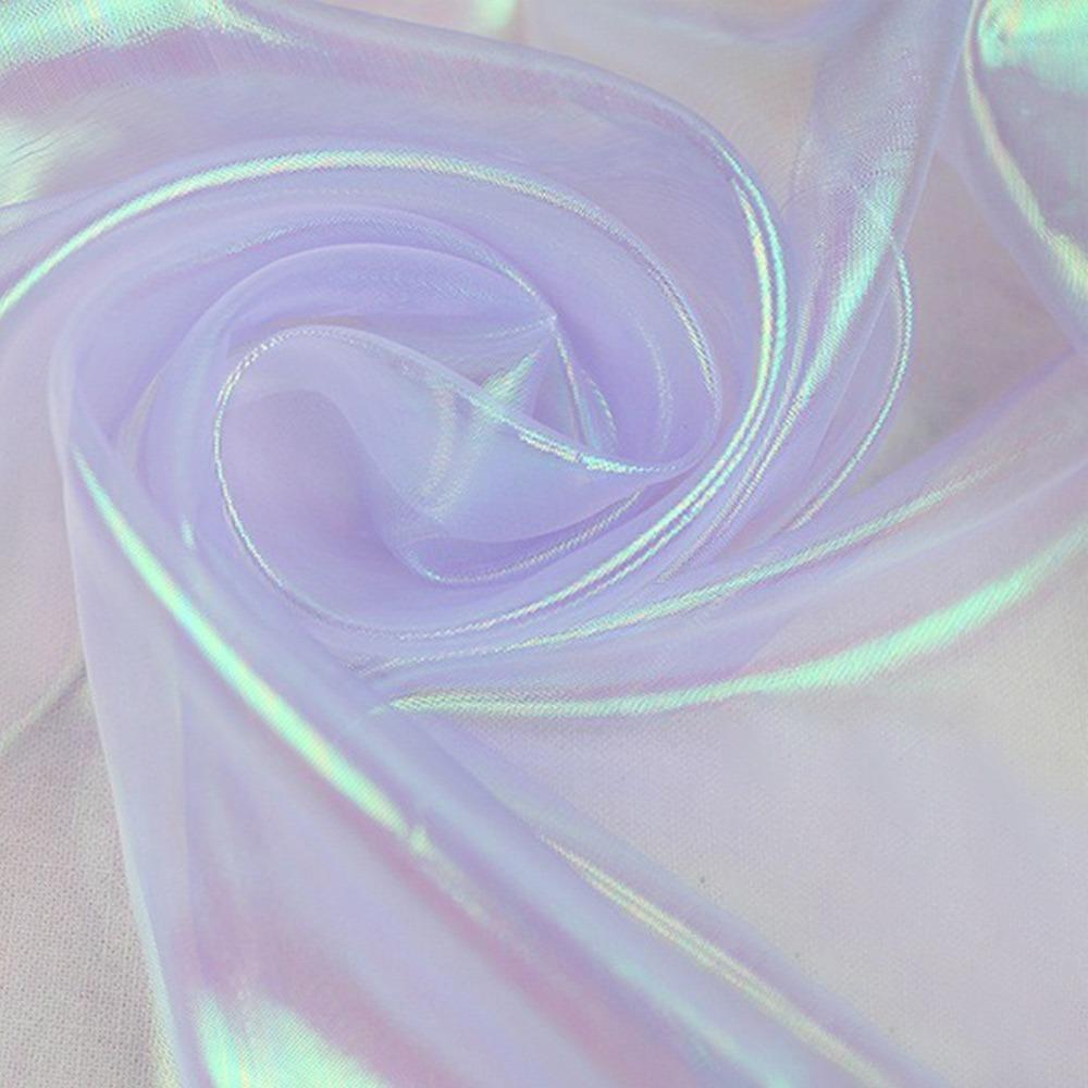 Thin Laser Tulle Shiny Organza Dresses Fabric Skirts Clothes Sewing Organza Fabrics  Designer