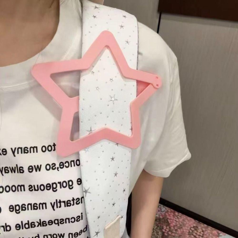 Solid Color Extra-large Star Hair Clip Creative Funny Hair Grip Openwork Star Hairpin Girl