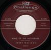 7-дюймовая пластинка JERRY WALLACE - King Of The Mountain 59072 Challenge 1960 США Рок Б/У