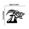 Милый силуэт козочки из стали, металлическое садовое искусство - идеальное украшение для дома, сада, двора, патио, идеально подходит для дней рождения
