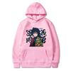 Japan Anime Demon Slayer Tomioka Giyuu Graphic Print Hooded Hoodie Men Women Sweatshirts Harajuku