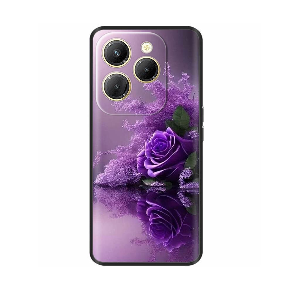 Для чехла Infinix Hot 40 Pro Ударопрочный Силиконовый Мягкий Чехол для Телефона Задняя Крышка для Infinix Hot 40 Pro Hot40 40i Hot40i Чехлы Fundas