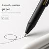 Briant Retractable Gel Pen Office Large Capacity Smooth Writing, 20 Pieces, Black