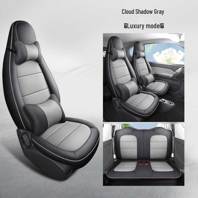 Wuling Mini Cute Leather Car Seat Cover - All-Season Universal Fit
