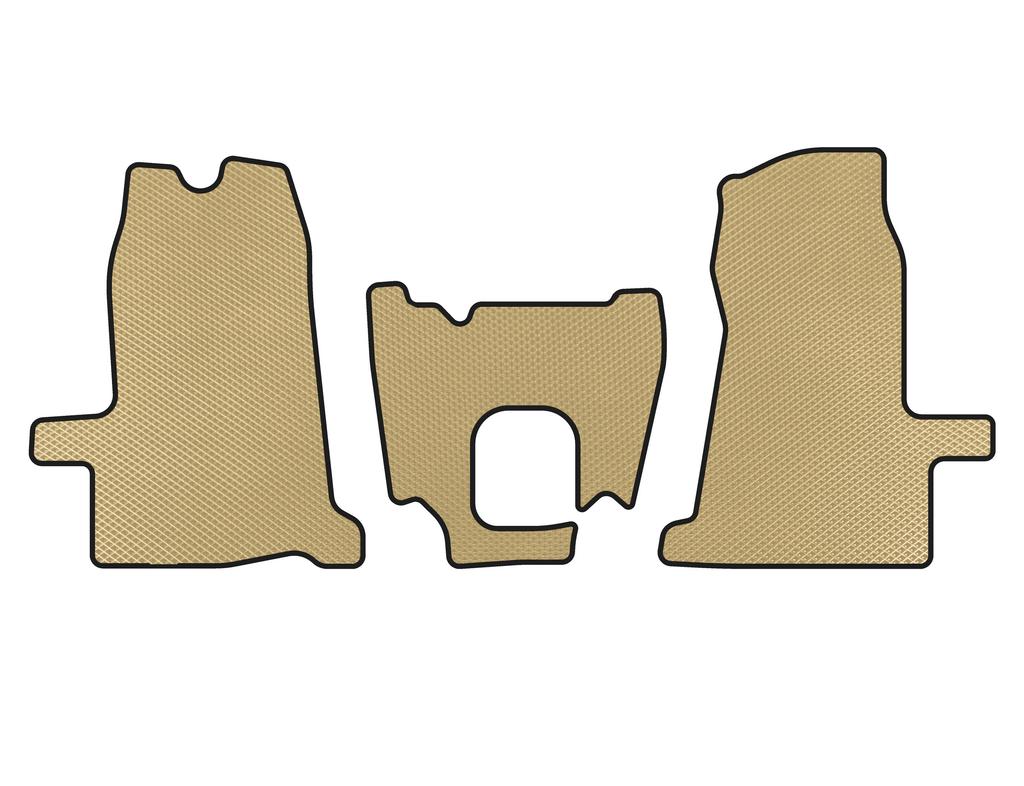 Коврики EVA (2000-2006, 1-20251, МКПП, Бежевый) для Ford Transit