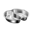 With Handle Stainless Steel Steamer Basket Anti-Scald Steaming Pan Round Pot Insert Tray  Eggs