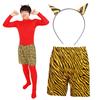 Party City Variety Goods Horned Demon Pants Set Unisex Yellow [Clear Stone]