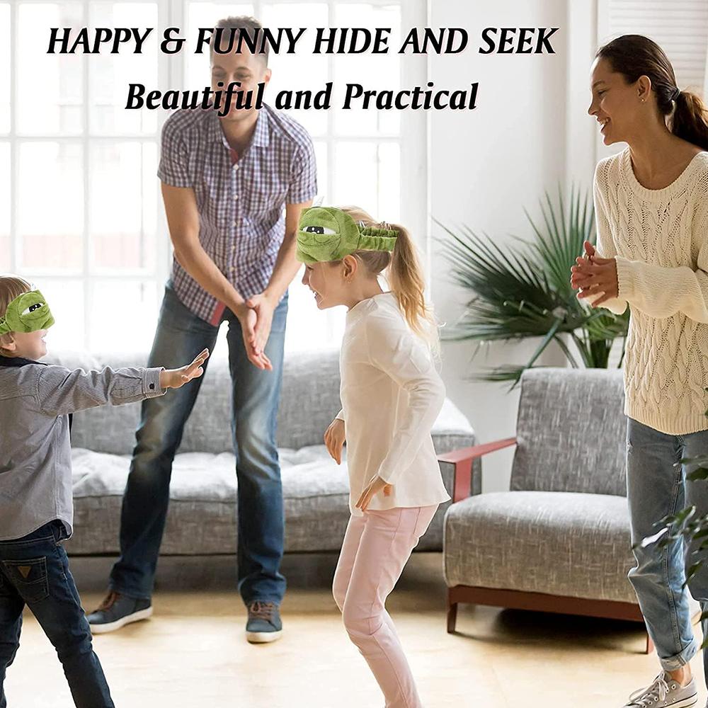 1 шт. Грустная лягушка Маска для сна для женщин, мужчин, детей, Мягкая, удобная, блокирующая свет