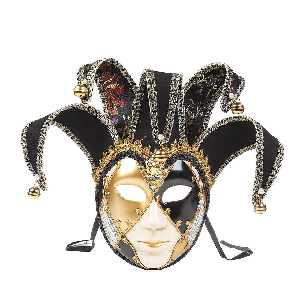 Венецианская маскарадная маска на все лицо, маска для вечеринки Марди Гра