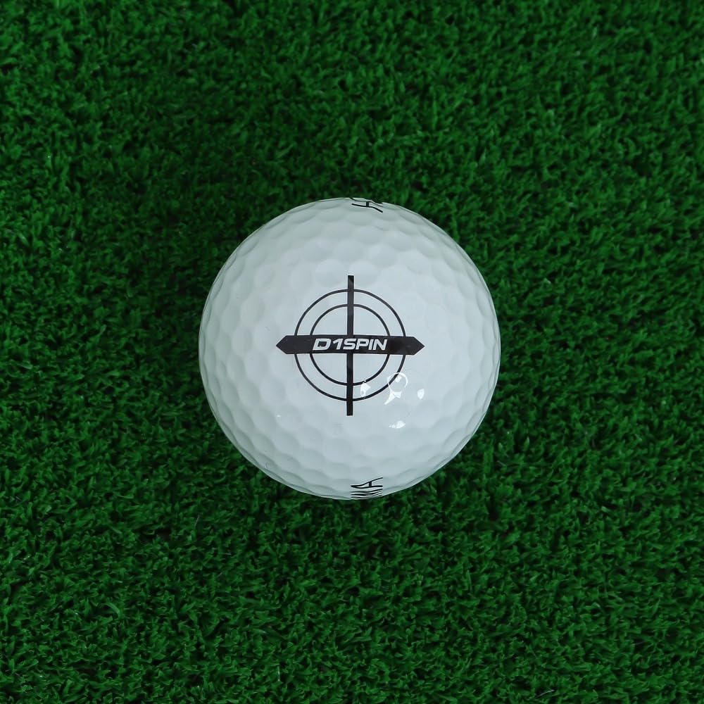 Honma Golf 1 рукав Официальный мяч для гольфа HONMA D1 SPIN Белый (ХОНМА) (3 мяча)