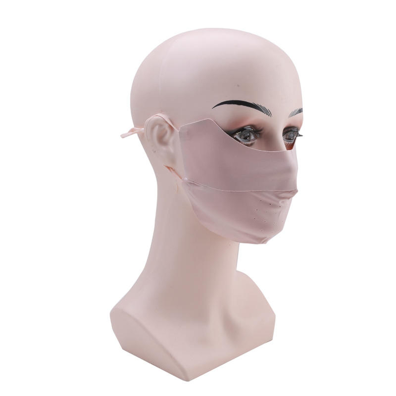 Ice Silk Face Mask Sun Protection Summer Breathable Men Women Outdoor Running Sports Mask