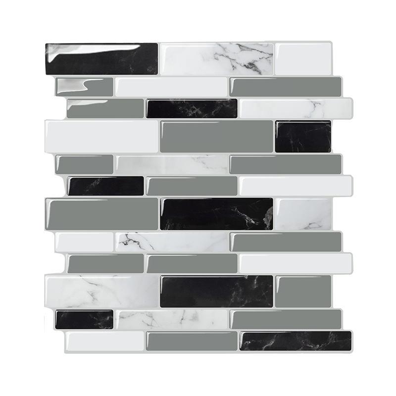 Мраморная Склейка Неправильной Формы Самоклеящаяся Водонепроницаемая ПВХ Наклейка на Стену для Декора Кухни и Ванной Комнаты