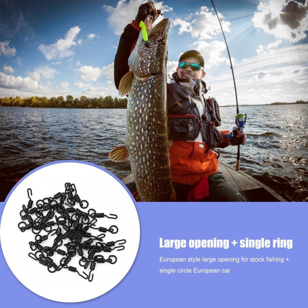 20Pcs Portable Quick Change For Carp Rigs Micro Hook Spinner Swivel Swivel Tackle Carp Fishing Accessories