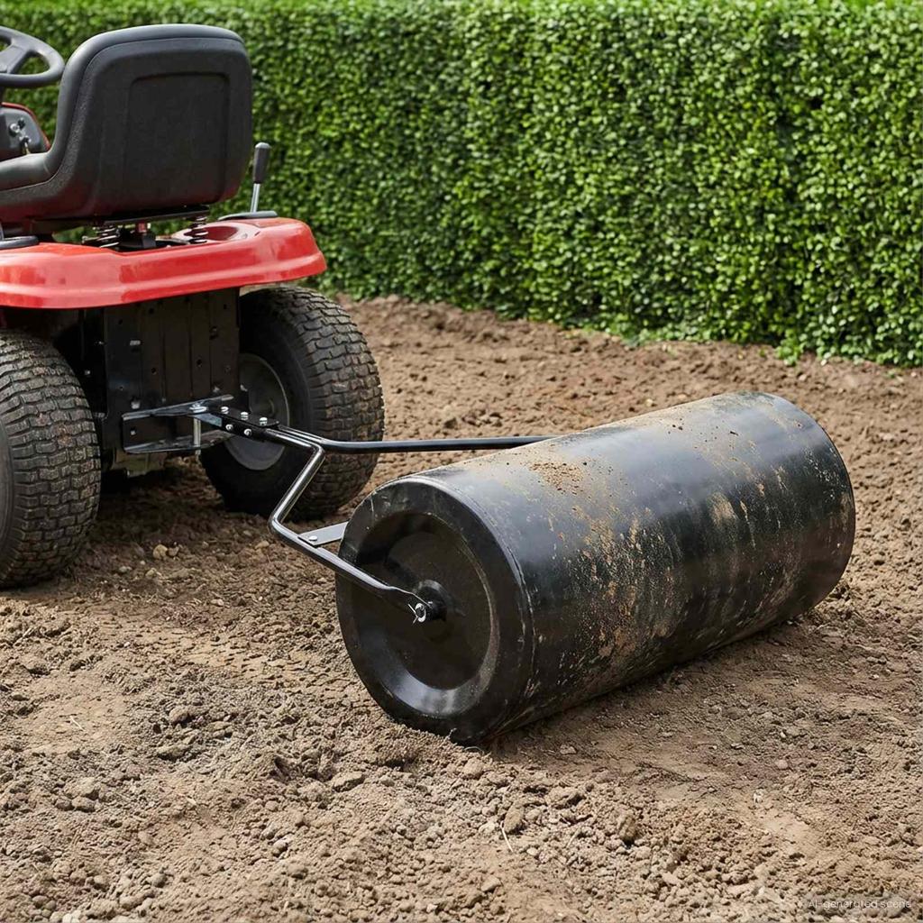 Garden Lawn Roller 120 x 99 cm 110 L Iron