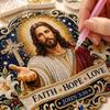 Акриловый кулон DIY Faithhopelove для подвешивания на стену