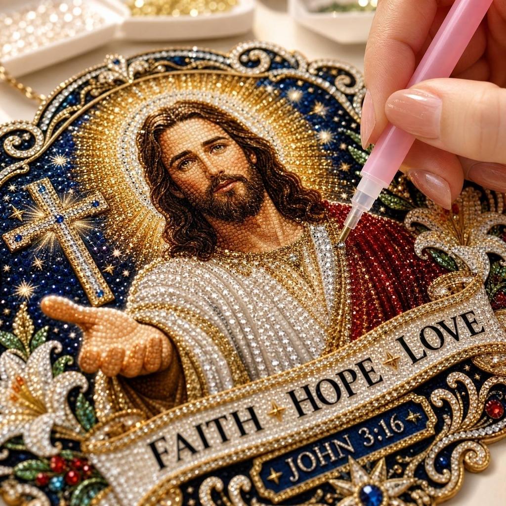Акриловый кулон DIY Faithhopelove для подвешивания на стену