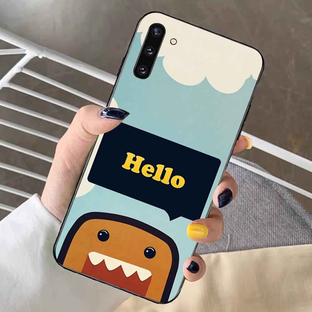 Милый чехол для телефона Domo-kun для Samsung Note 8 9 10 20 pro plus lite M 10 11 20 30 21 31 51 A 21 22 42 02 03