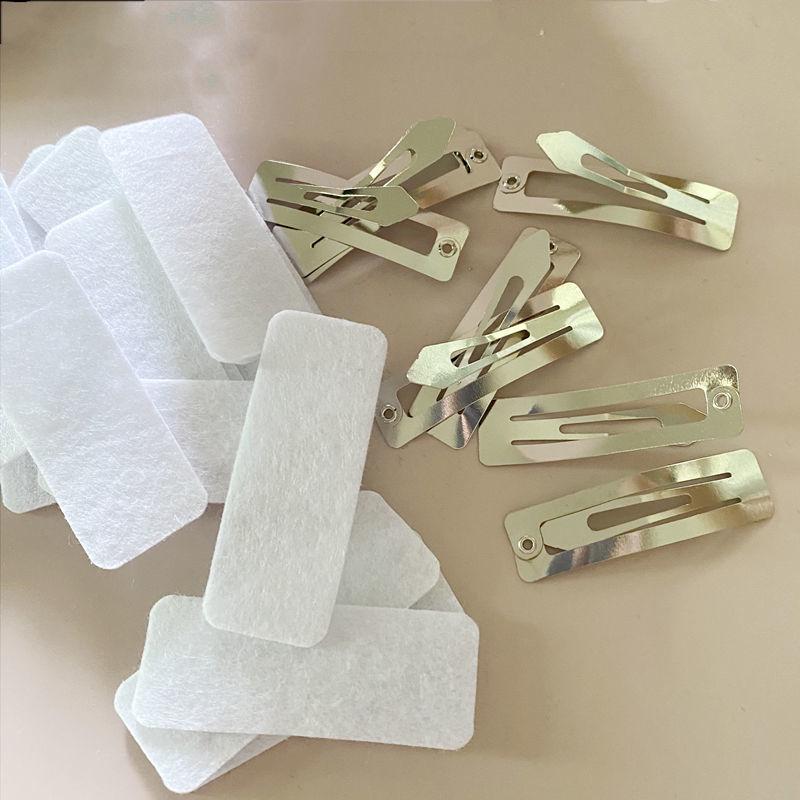 Сделай сам Зажимы для украшений из нетканого материала: 5-6 см Квадрат, Капля, Овал.