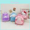 Детский мультяшный рюкзак Sanrio с животными, легкий, из полиэстера, для детского сада, для девочек и мальчиков