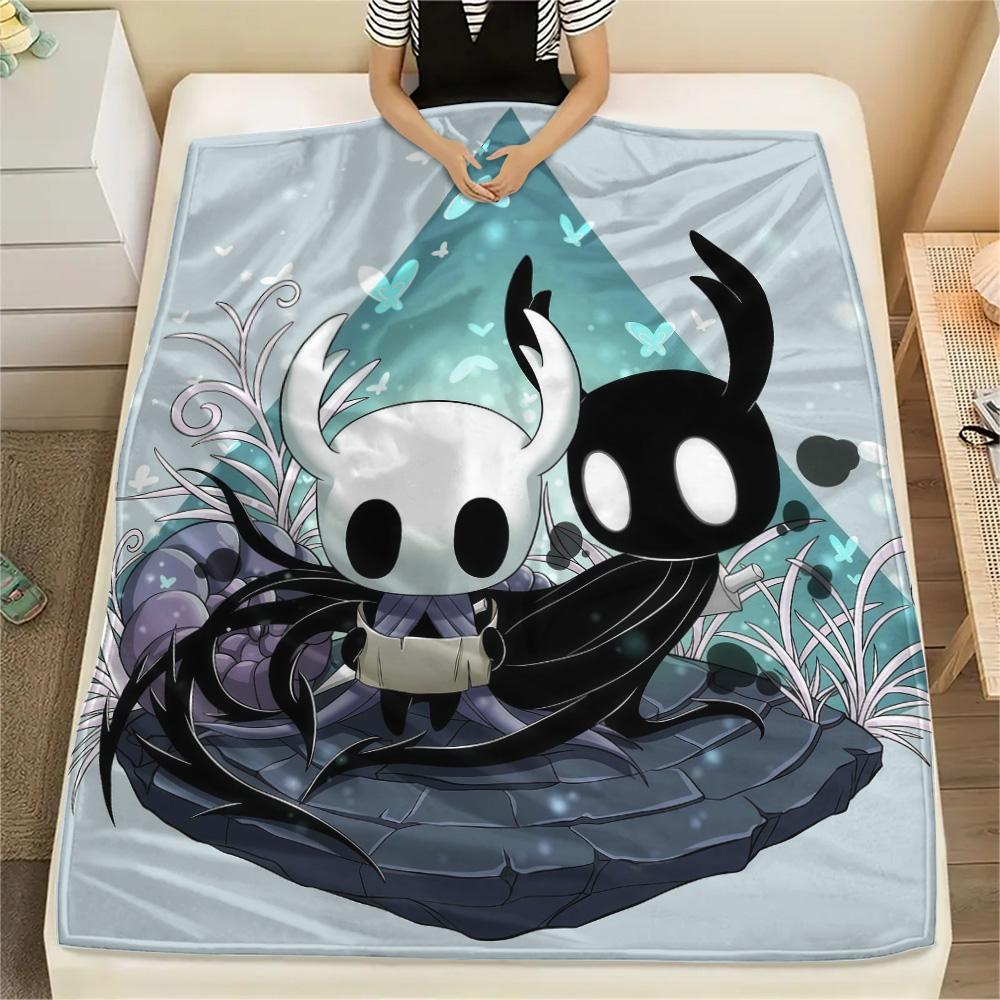 Hollow Knight Flannel Blanket, High quality Comfortable for All Seasons, Home Decor, Warmth and Comfort