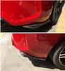 1 Pair ABS Glossy Carbon Fiber Look Rear Bumper Lip Splitter Protector Universal