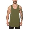 6689 Blank Mesh Slim Fitness Vest Men's European and American Arc Hem Sports GYM Bottoming Breathable Quick-drying Shoulder 6689
