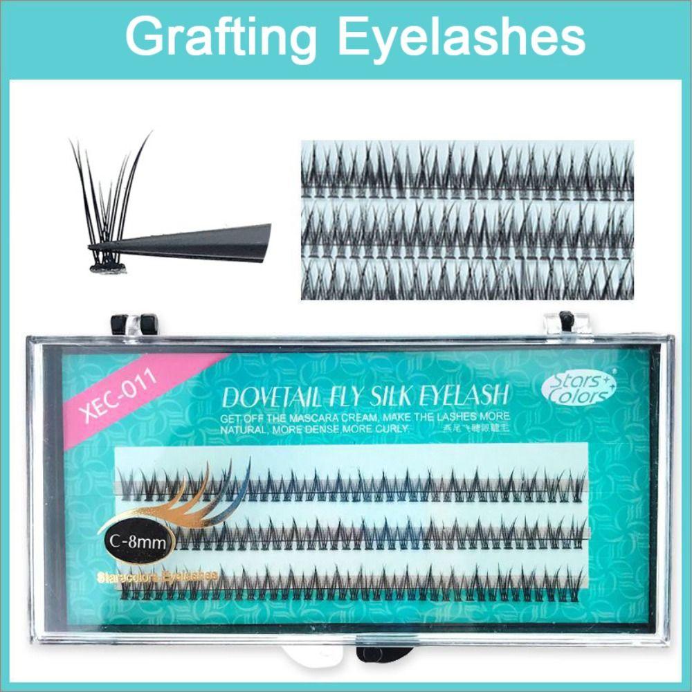 Handmade DIY Natural Long Individual Eyelashes Grafting Eyelashes Premade Volume Fan Eyelashes