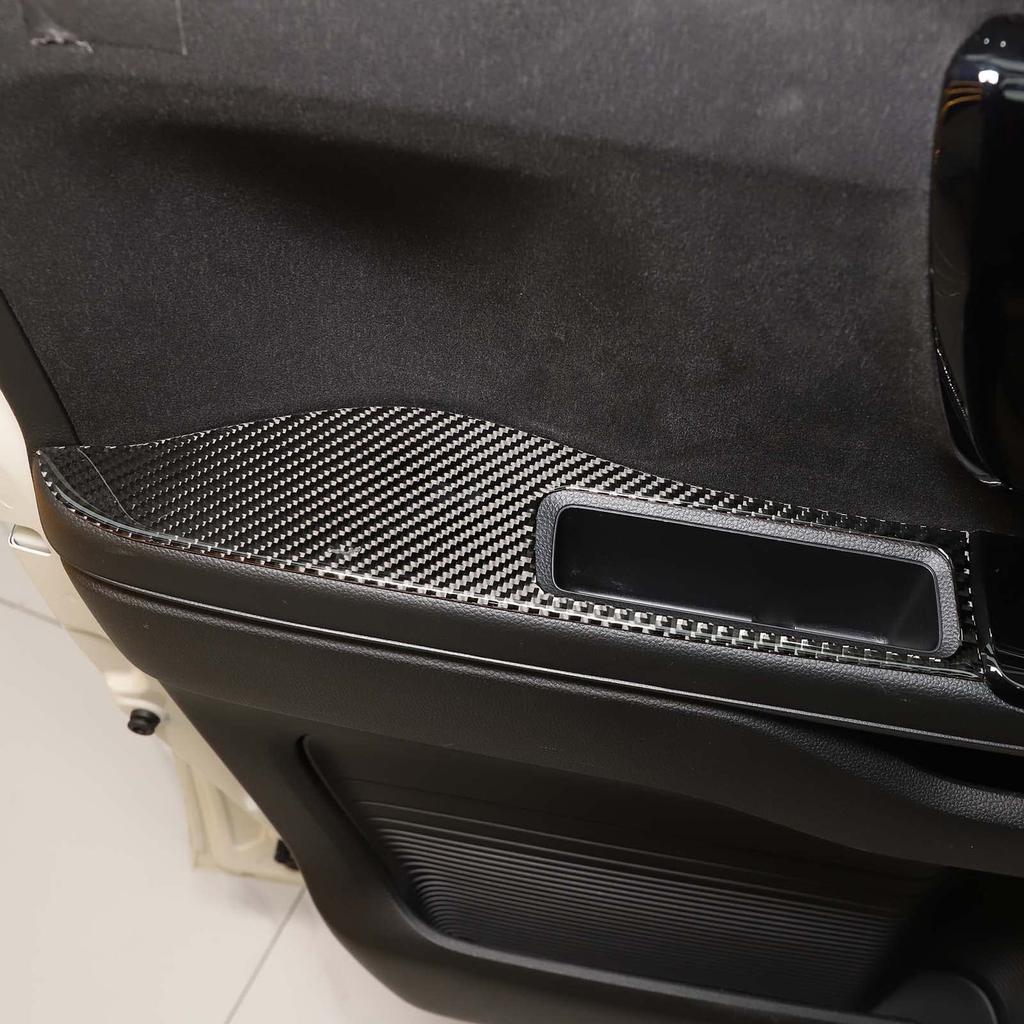 Sauicemy Set of Door Armrest Car Door Pull Handle Inner Door Door Trim Grab Protective Interior Interior Car Accessories Fiber for Honda 2-Piece