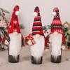 Reusable Christmas Gift Wine Bottle Cover Knitted Champagne Bottle Cover  Party Favors