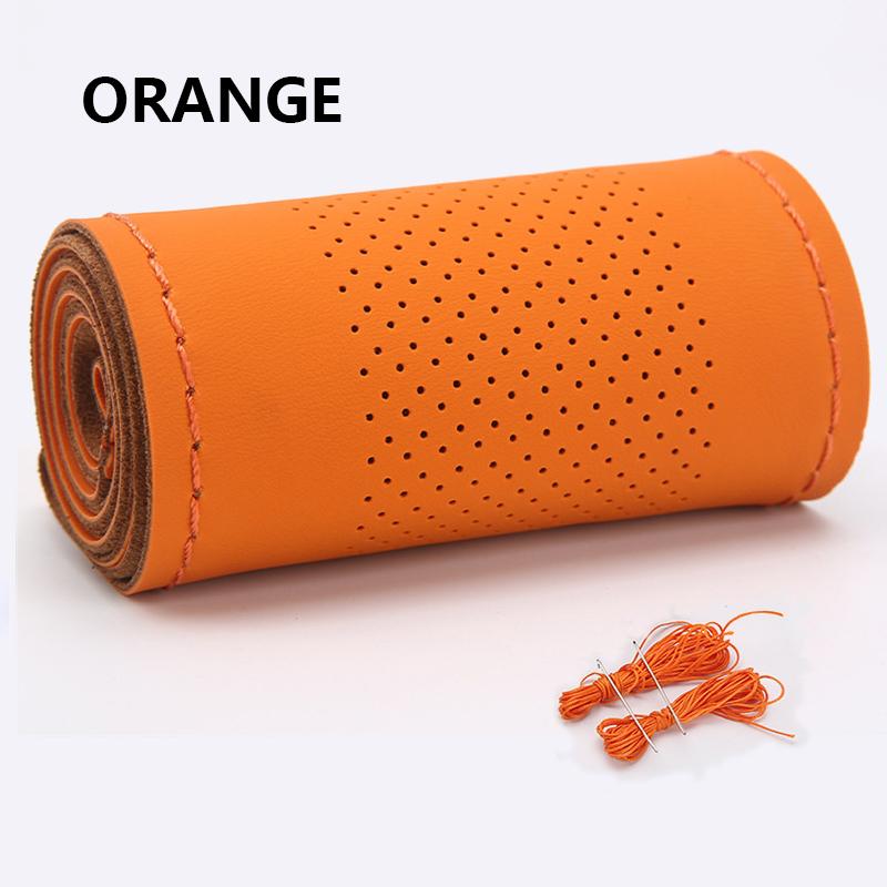 Противоскользящий чехол на руль автомобиля. Сшитые вручную чехлы на руль автомобиля подходят для 90% моделей на рынке.