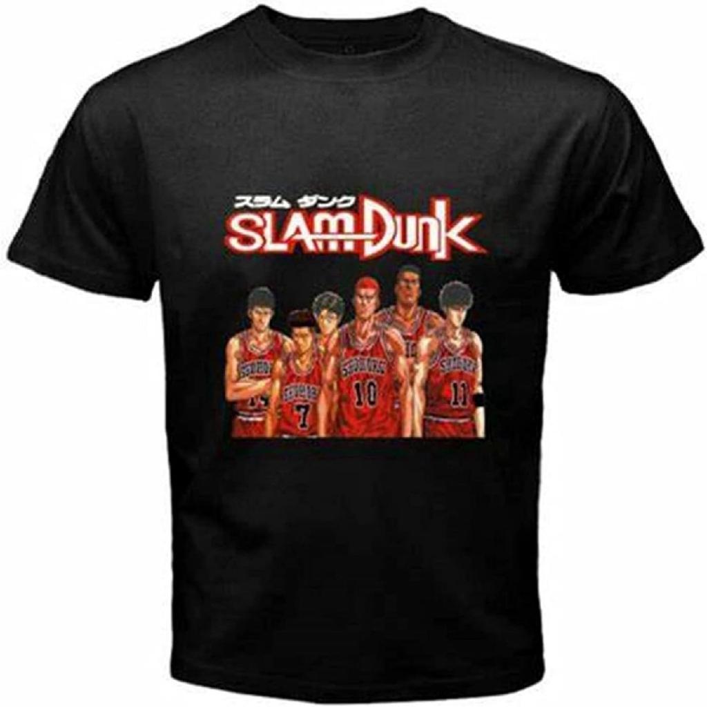 BEGOBERG Манга Аниме Футболка Мужская Slamdunk Мужская Футболка Мужская XS