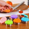 40ML Salad Dressing Containers with Lids Leakproof Stainless Steel Sauce Dish for