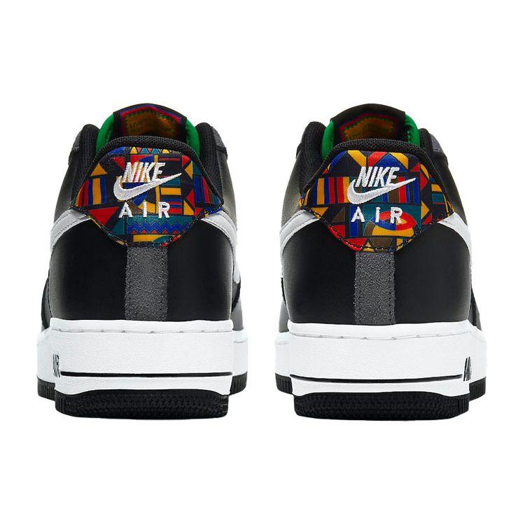 Nike Мужские кроссовки Air Force 1 07 LV8 Live Together, Play Together черные темно-серые сосново-зеленые DC1483-001
