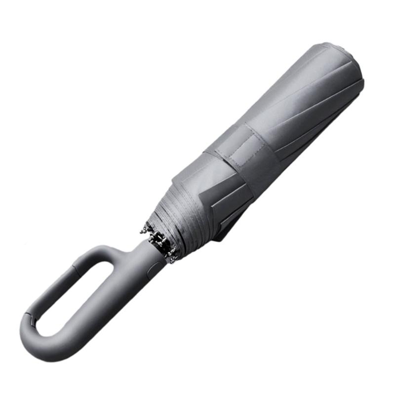 Мини-зонт с положительным/обратным ходом, крепкий для путешествий в дождливую погоду X3UC