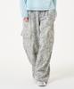 UNKNOWN PLANET Leopard Wide Cargo Pants Gray