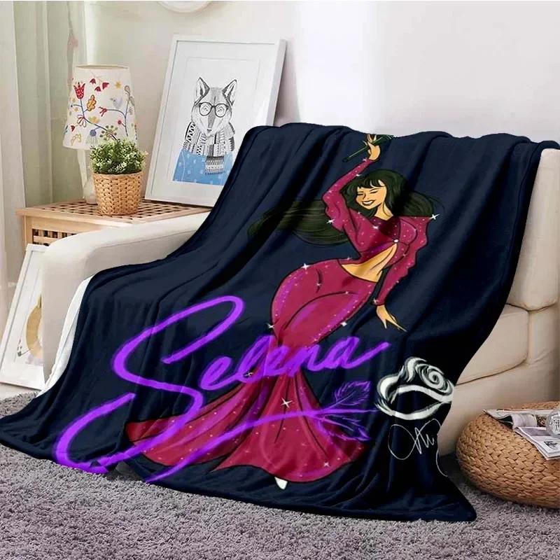 Selena Quintanilla Сакура красивые одеяла флисовый текстильный декор многофункциональные мягкие пледы для дивана уличное одеяло