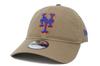 NEW ERA Cap 9TWENTY MLB New York Mets KHAKI Khaki Free Size
