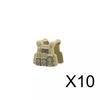 MOC Военный Пистолет Оружие Строительные Блоки Солдат Винтовка M16 M4 Автомат Шлем с Печатью США Берет Жилет Ремень Тактическая Шляпа Кирпич