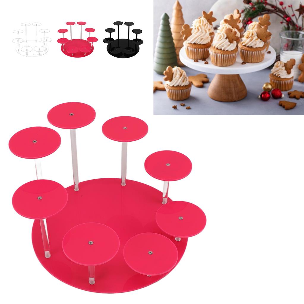 Акриловые подставки для кексов, устойчивая круглая аниме-фигурка, кукла, подставка для показа на свадьбу, день рождения